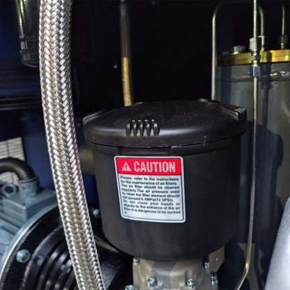 20HP Rotary Screw Air Compressor, 74CFM, 125PSI, 230V 3PHASE 60HZ