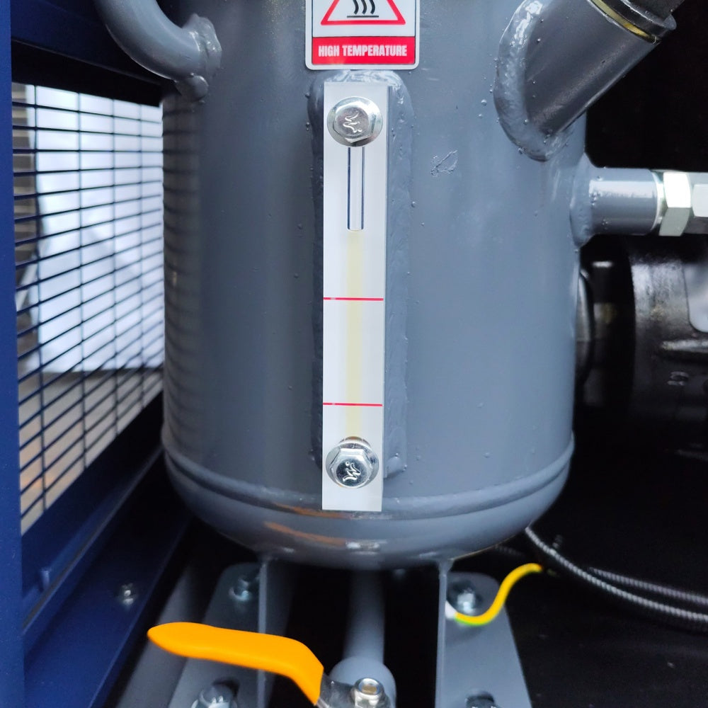 20HP Rotary Screw Air Compressor, 74CFM, 125PSI, 230V 3PHASE 60HZ