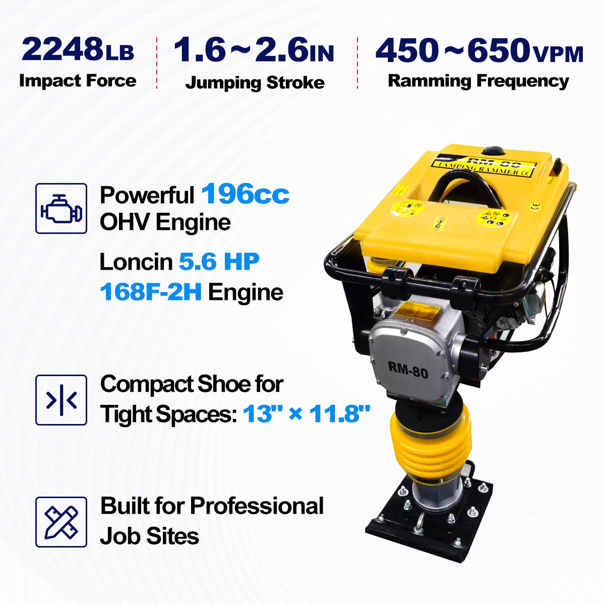 A professional Tamping-Rammer-2248lb