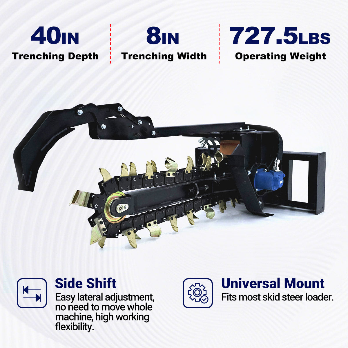 Greatbear 40" Skid Steer Trencher