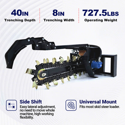 Greatbear 40" Skid Steer Trencher