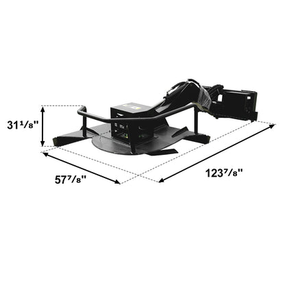 Greatbear Skid Steer Angle Brush Cutter