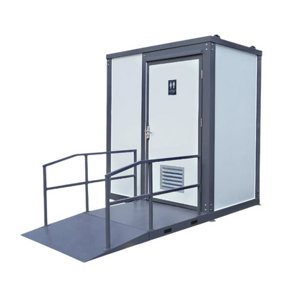 Handicap-Accessible Portable Restroom for Disabled