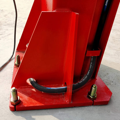 Heavy duty foot plate for enhanced steability