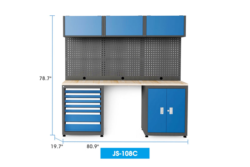 Steelman Heavy Duty Ready-to-assemble Steel Garage Storage System  108C
