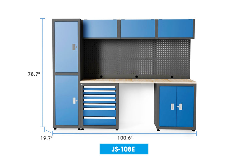 Steel-Garage-Storage-System-108E-Dimension