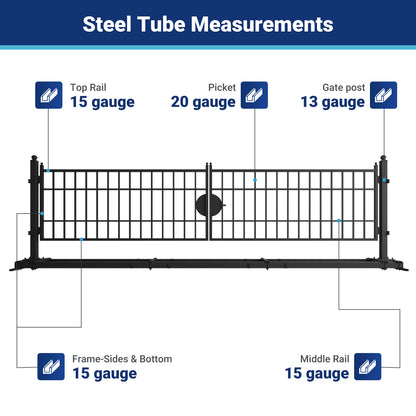 IF000055 gate frame steel tube measurements