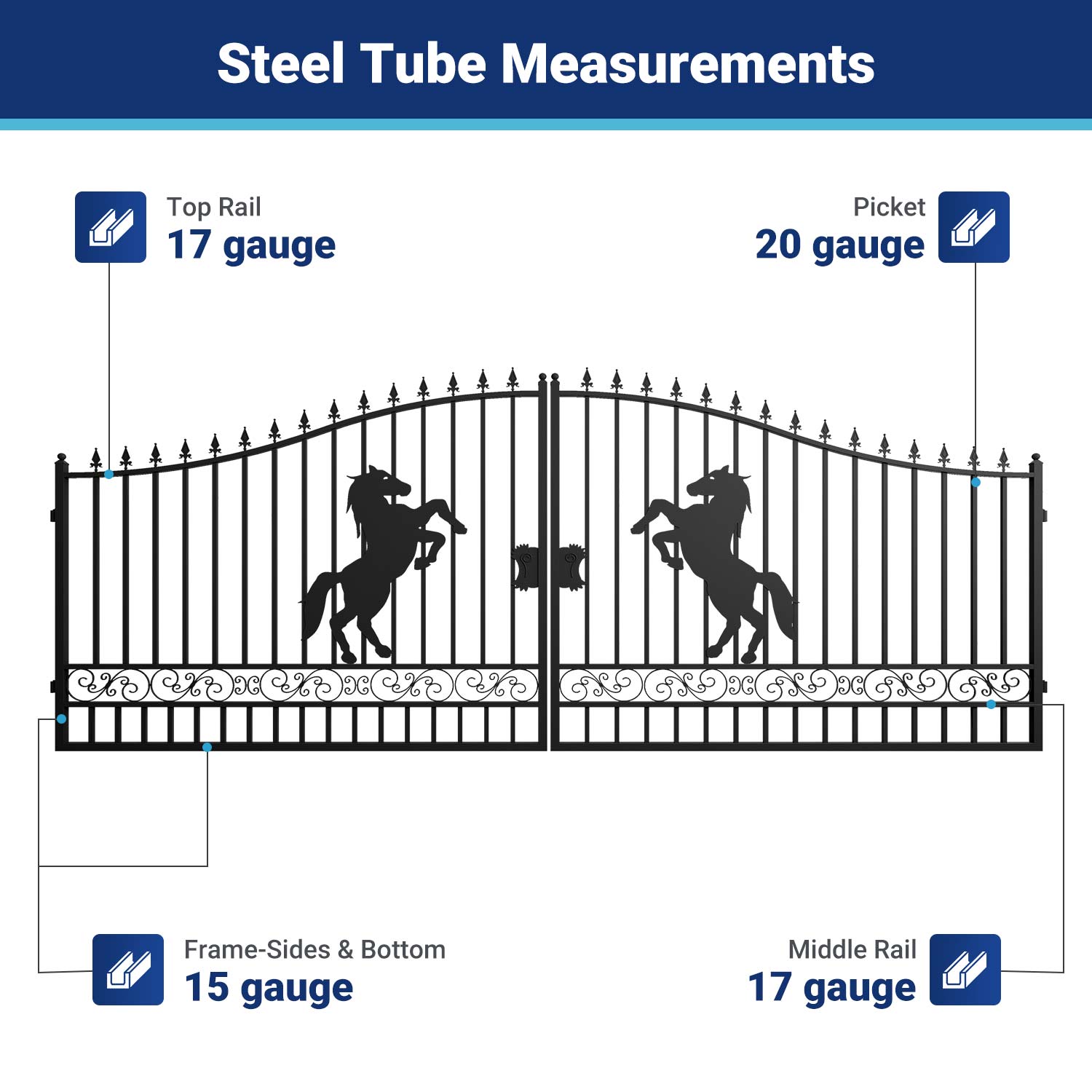 II000067 steel tube measurements