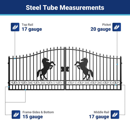 II000085 gate frame steel tube measurements#design_horse