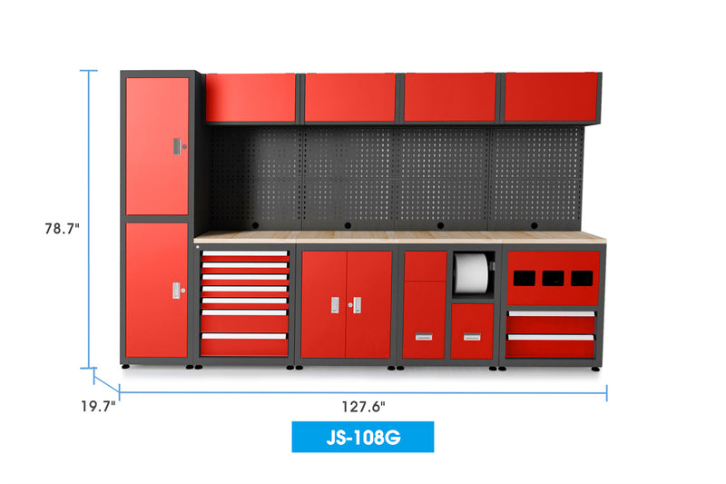 Chery Industrial 5-Piece Steel Workshop Cabinet System