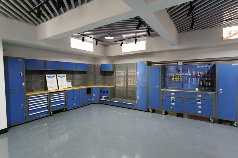 Chery Industrial 11-Piece Steel Workshop Cabinet System