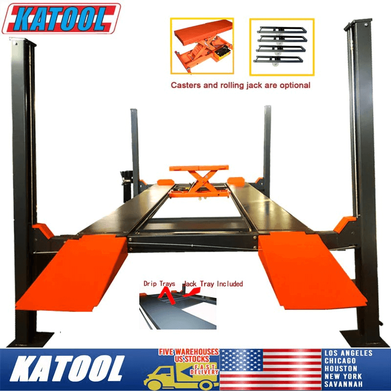 KT-4H110 Four Post Vehicle Lift 11,000lbs