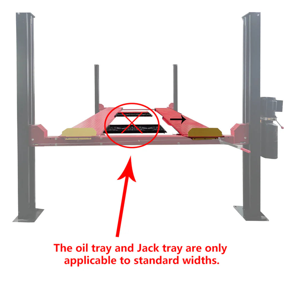 Heavy Duty 4 Post Car Lift | KT-4H950 | 9,500 Lbs Capacity | Self-Pickup In Texas