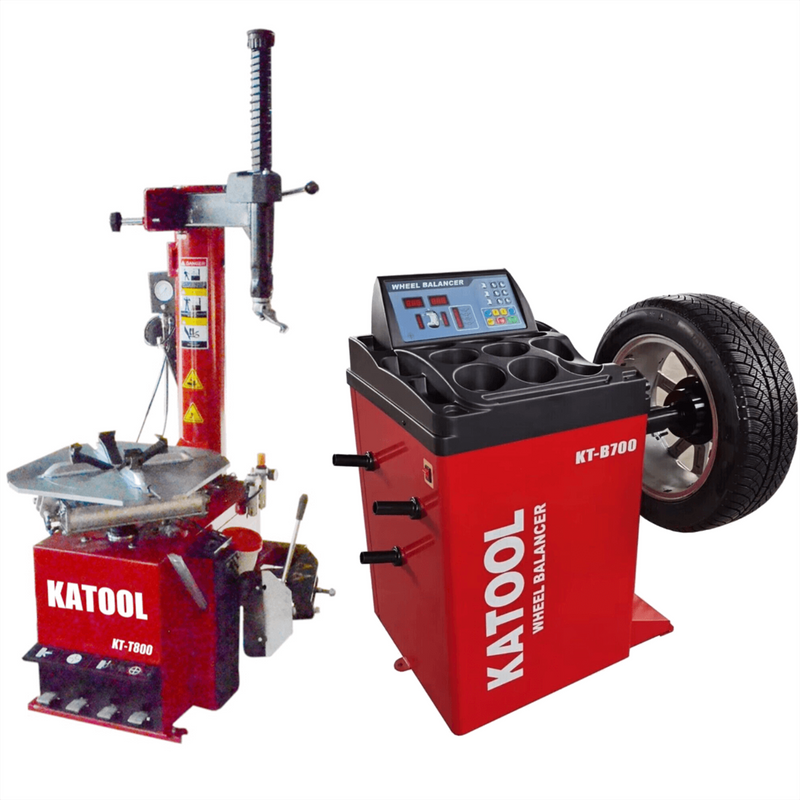 2.5 HP Tire Changer Wheel Changers Combo Wheel Balancer (T800+B700)