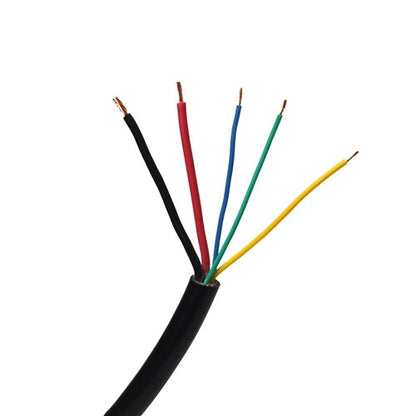 Black Stranded Wire - LM150 - 5-Core - 20 Feet
