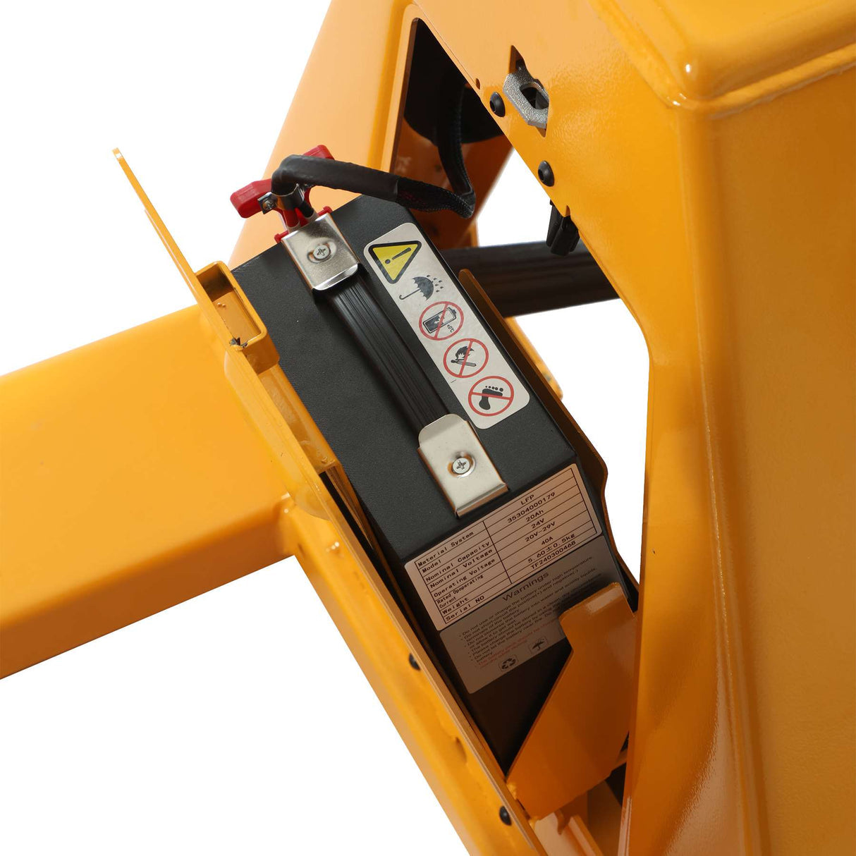 Li-ion Powered Pallet Truck | 48" x 27" Forks | PU Wheels | 3300 lbs. Capacity | TX Self-Pickup