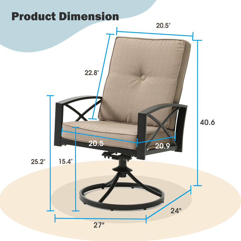 Chery Industrial Lounge Swivel Chair
