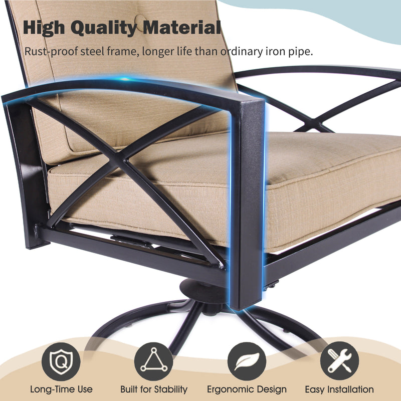 Chery Industrial Lounge Swivel Chair