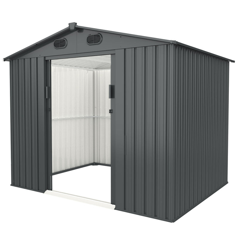 CHERY INDUSTRIAL Metal Storage Shed 8'x6'