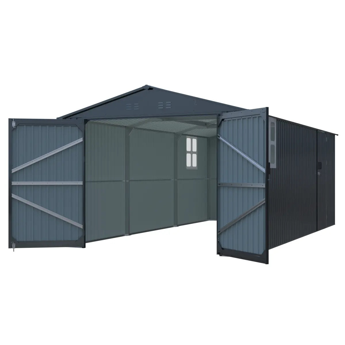 Metal Shed with Window#color_black