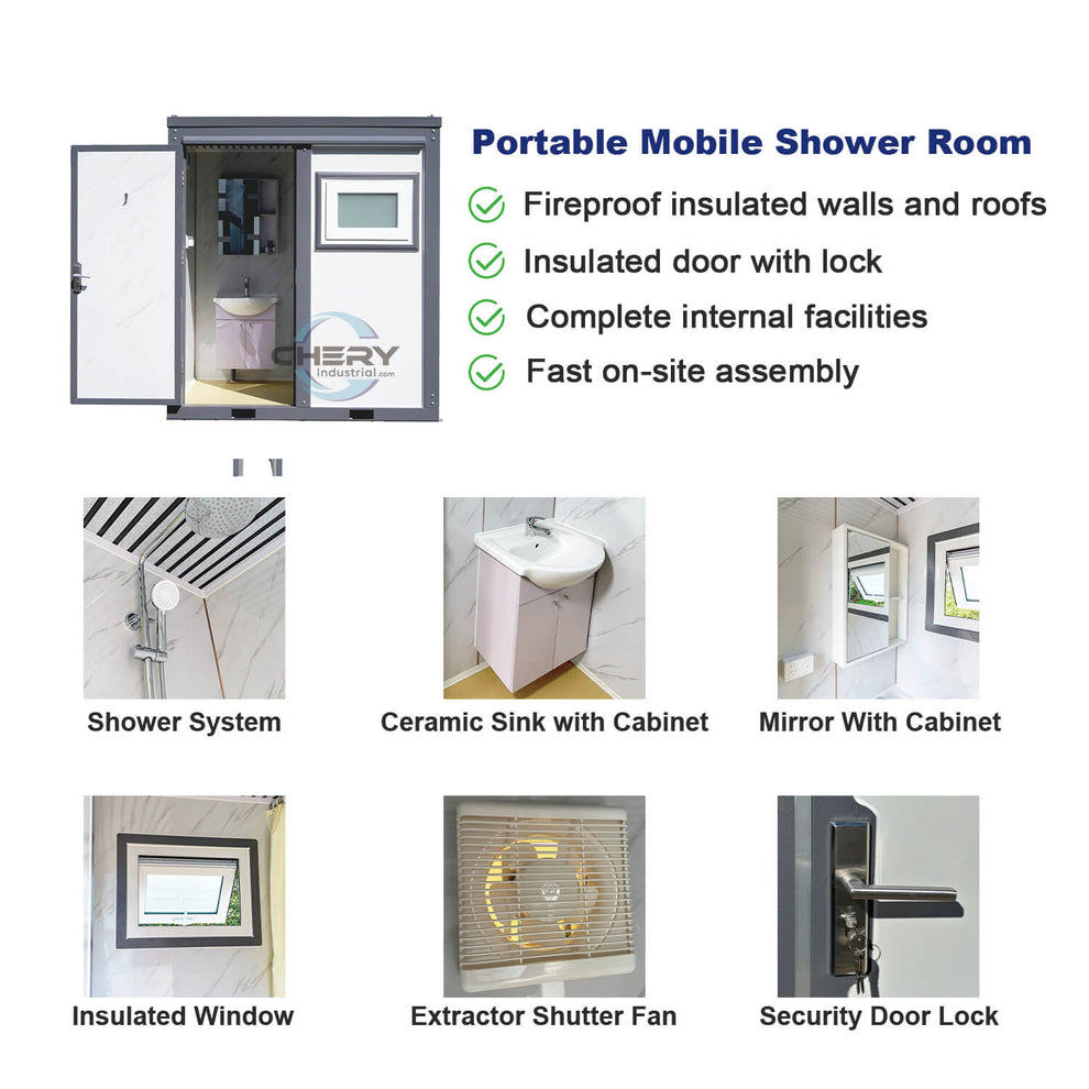 Portable Mobile Shower Room – Chery Industrial