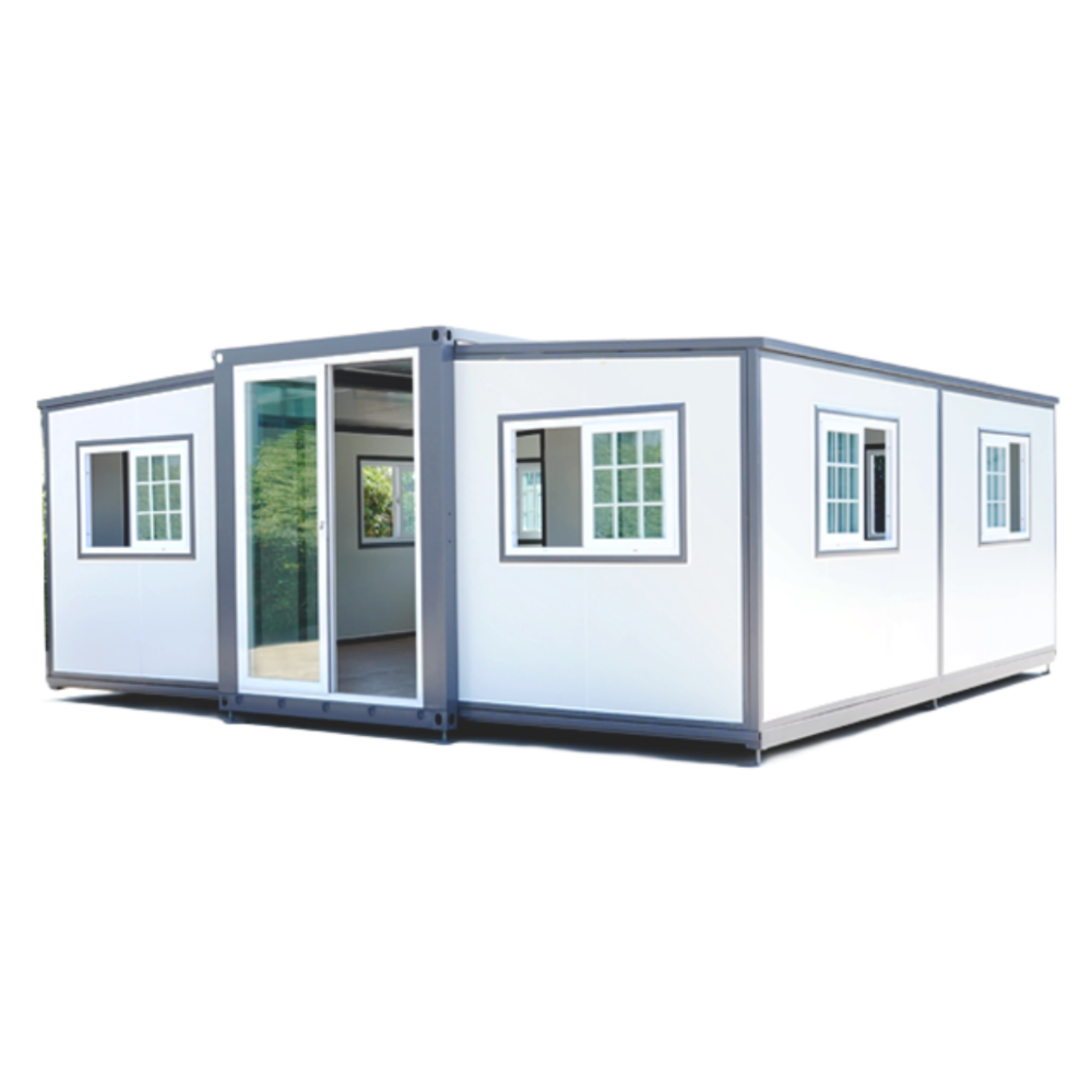 Bastone Mobile Expandable Prefab House 19ft x 20ft with Cabinet