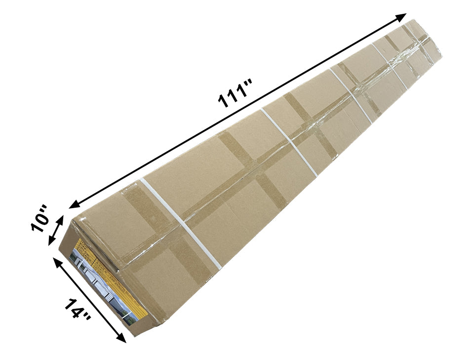Motorized Roll-Up Door Kit for Double Garage Metal Shed-Package
