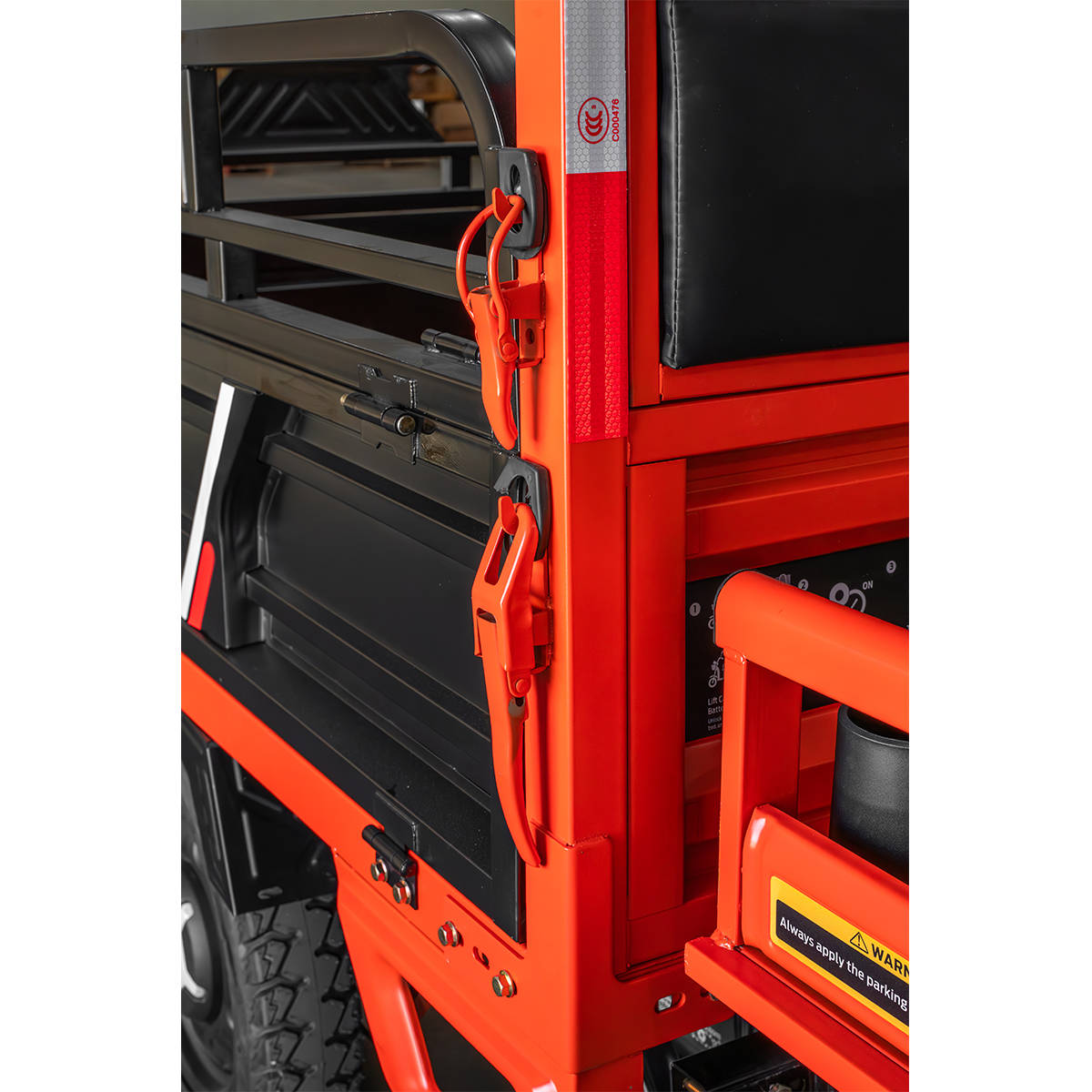 Off-Road Battery-Powered Utility Tricycle