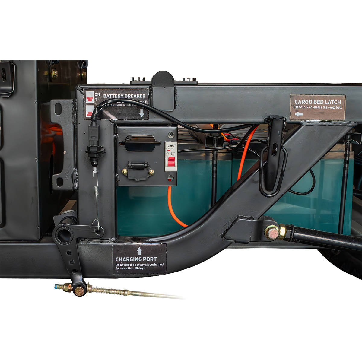 Off-Road Battery-Powered Utility Tricycle