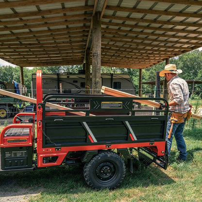 Off-Road Battery-Powered Utility Tricycle
