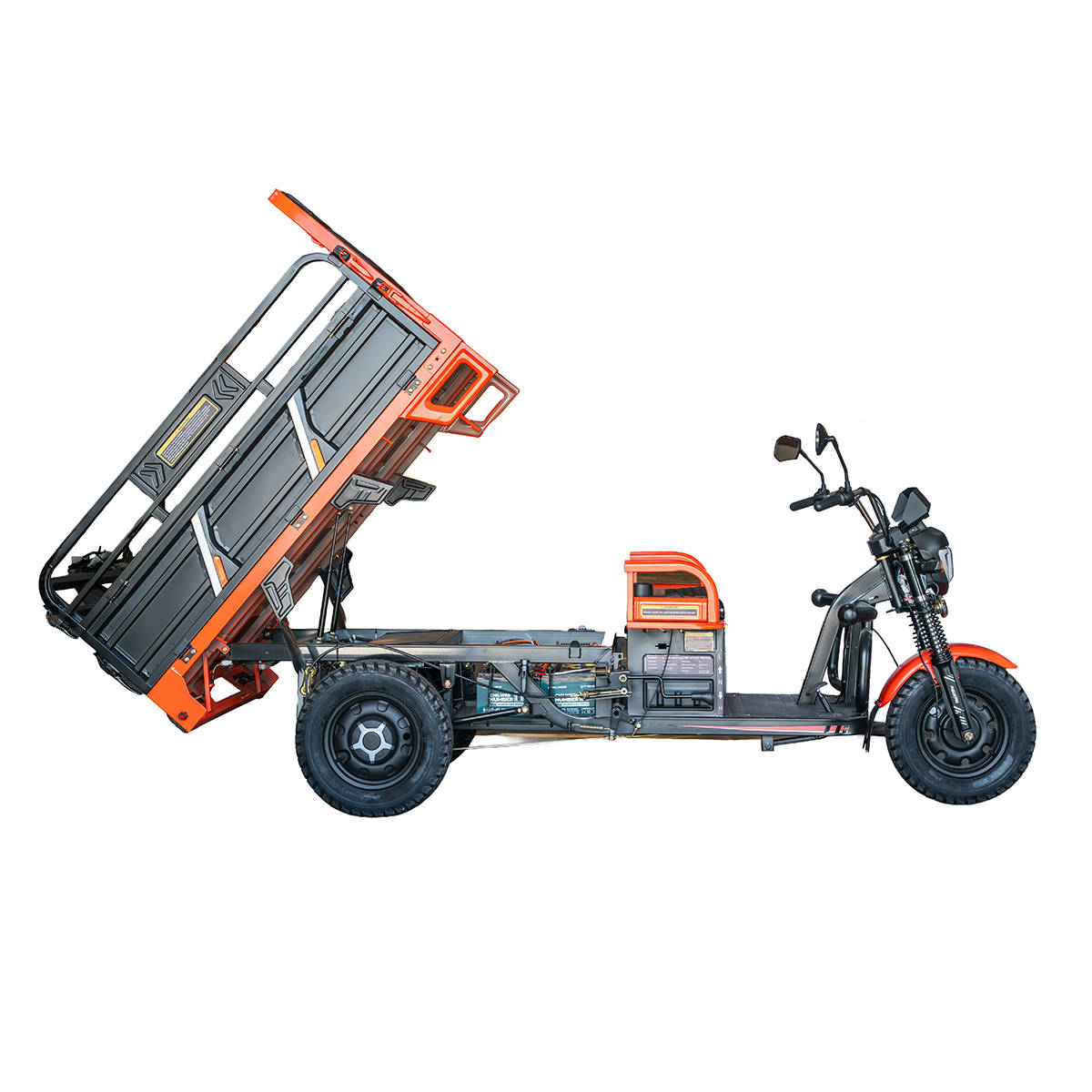 Off-Road Battery-Powered Utility Tricycle