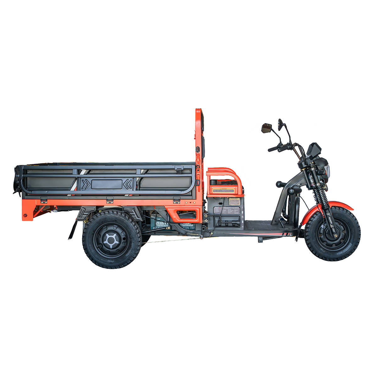 Off-Road Battery-Powered Utility Tricycle