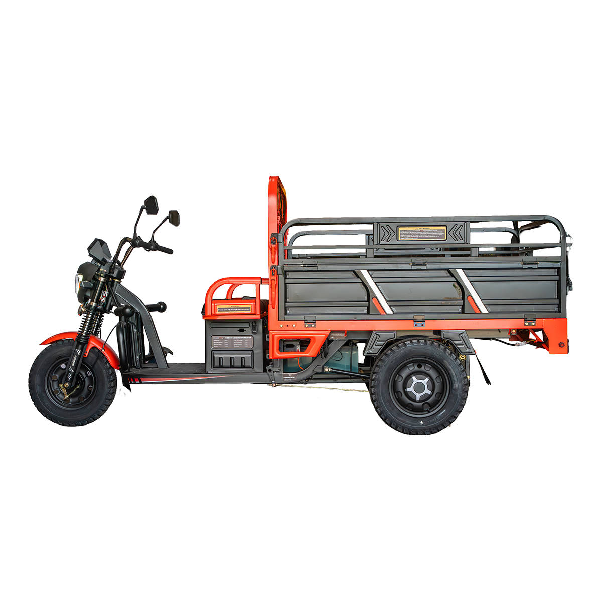 Off-Road Battery-Powered Utility Tricycle