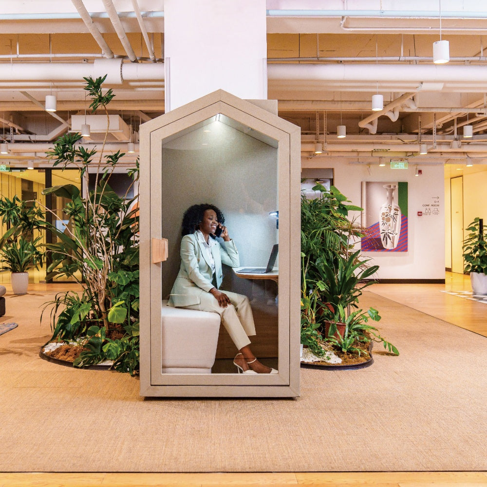 P1S Smart Privacy Booth Meeting Pod for 1-person