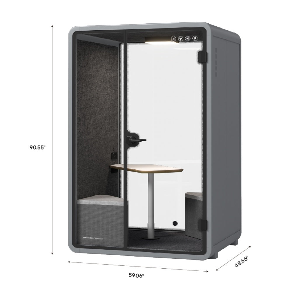 P2F Smart Privacy Booth Meeting Pod for 2-person