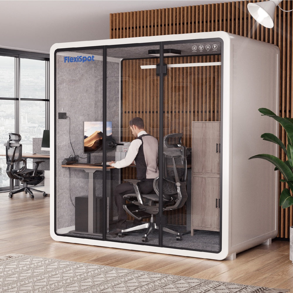 P4F Meeting Pod – 4 Person Modular Office Booth