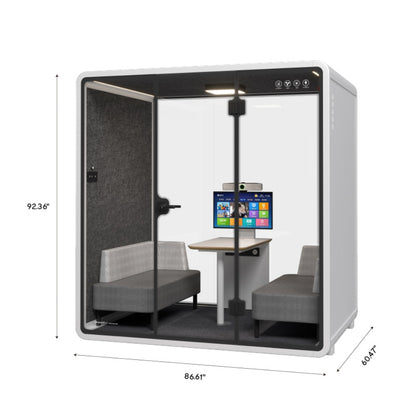 P4F Meeting Pod – 4 Person Modular Office Booth