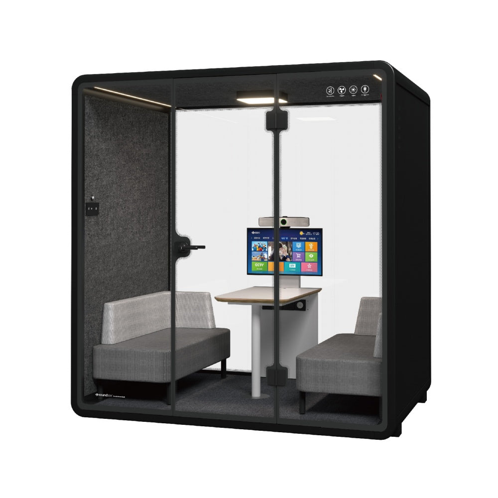 P4F Meeting Pod – 4 Person Modular Office Booth