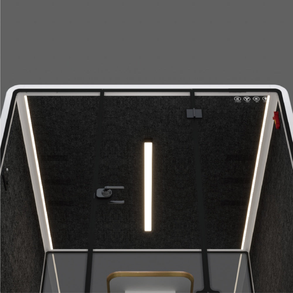 P6F Smart Privacy Meeting Pod – 6 Person Modular Office Booth