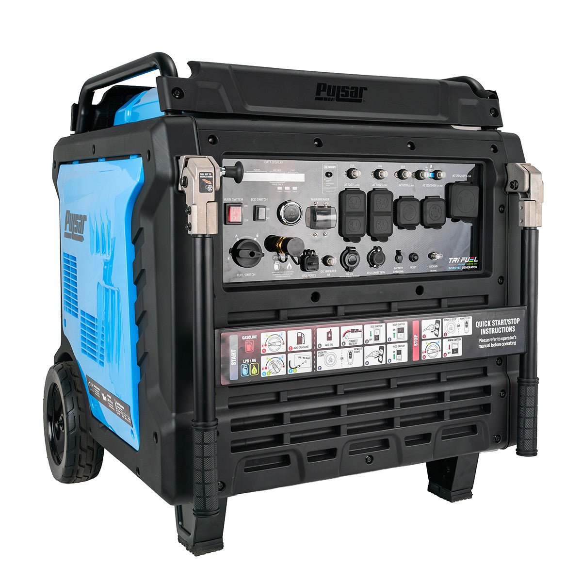 17,000 Watt Tri-Fuel Inverter Generator with CO Sentry – ATS Ready, Remote Start