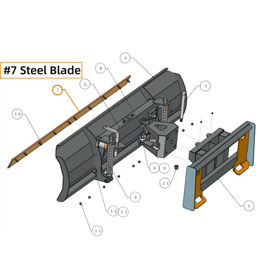 Parts List - Greatbear 86" Hydraulic Snow Plow