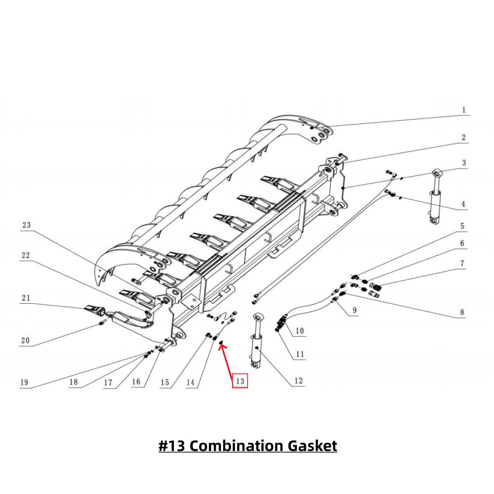 Parts for 78inch Root Grapple Rake#13 Combination Gasket