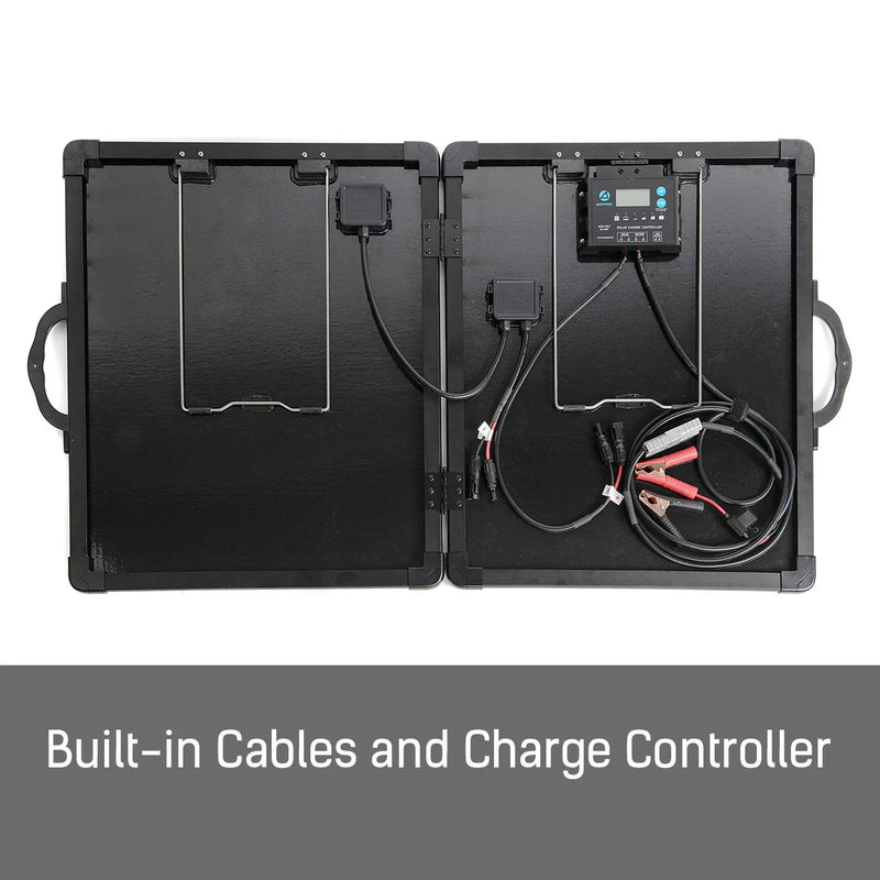 Plk 100W Portable Solar Panel Kit,Lightweight 20A Charge Controller