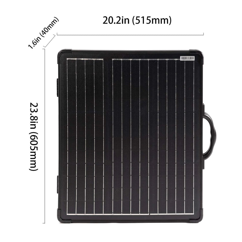 Plk 100W Portable Solar Panel Kit,Lightweight 20A Charge Controller