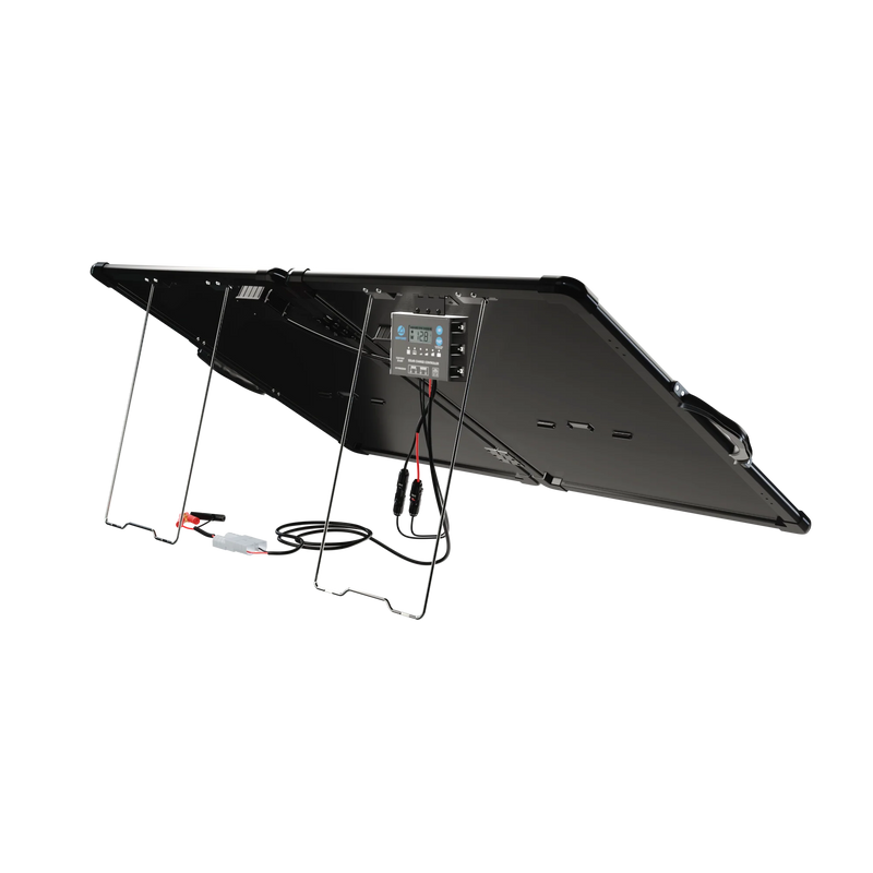 Plk 120W Portable Solar Panel Kit, Lightweight Briefcase with 20A
