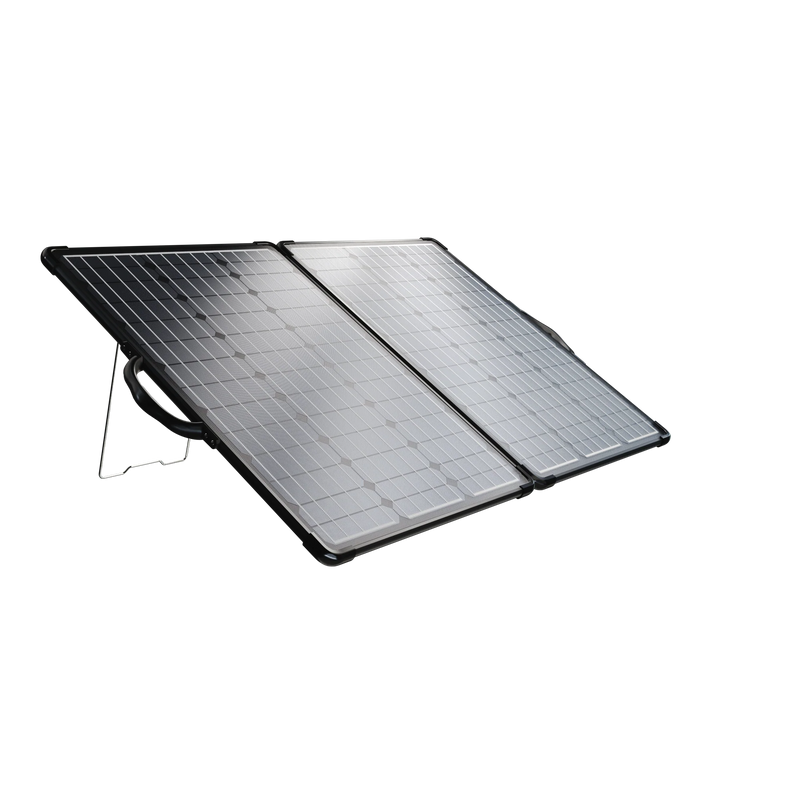 Plk 120W Portable Solar Panel Kit, Lightweight Briefcase with 20A