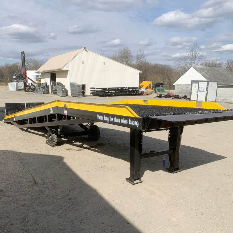 Portable Loading Dock Ramps Yard Ramp - 24,000 lb. Capacity