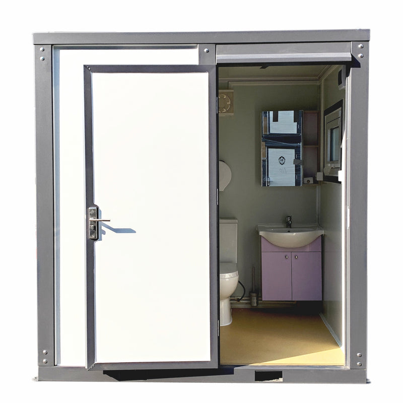 Bastone Portable Toilet with Shower Curtain Style