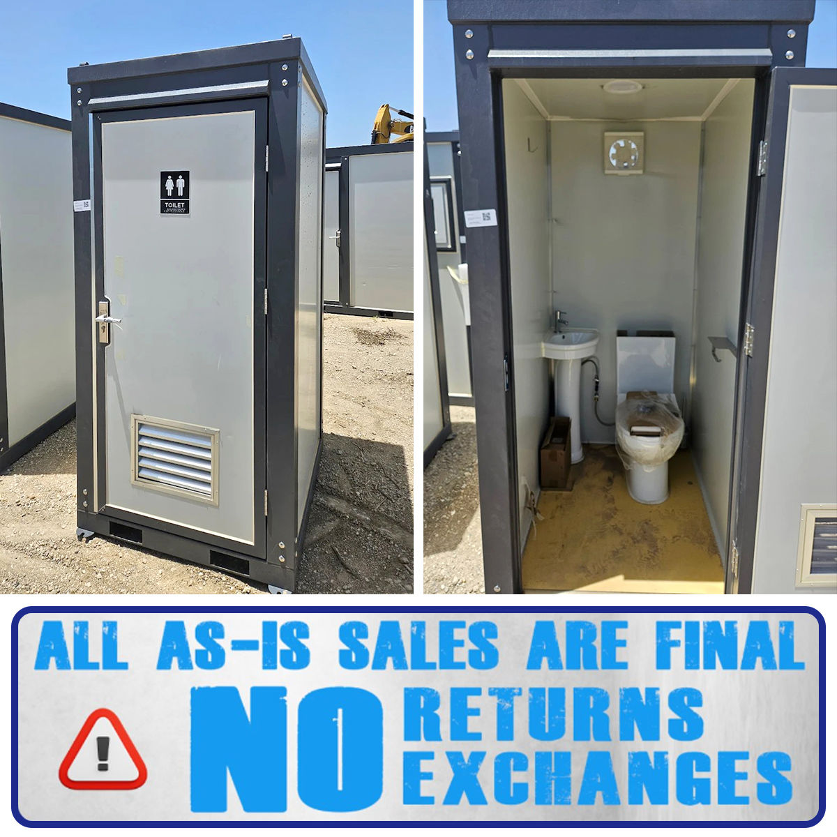 [AS-IS] Portable Restroom w/ Sink