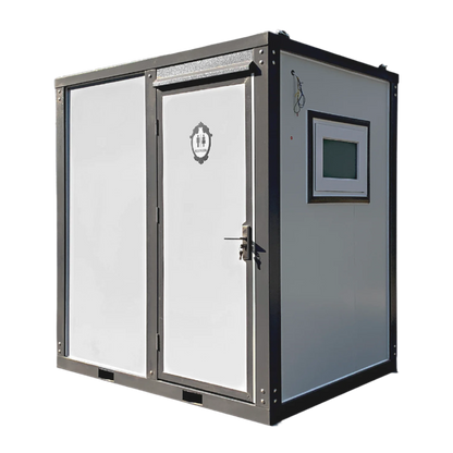 Bastone Portable Toilet with Shower Curtain Style